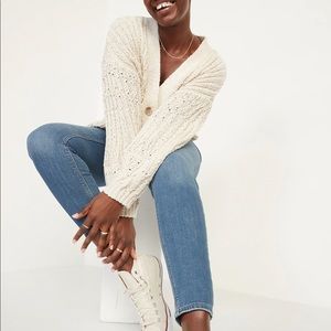 High-Waisted Rockstar Skinny Jeans Old navy denim ankle